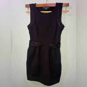 Armani Exchange Black Mini Dress